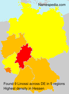 Surname Linossi in Germany Surname Linossi in Germany