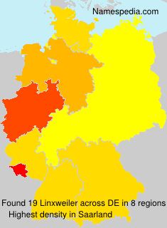 Surname Linxweiler in Germany Surname Linxweiler in Germany
