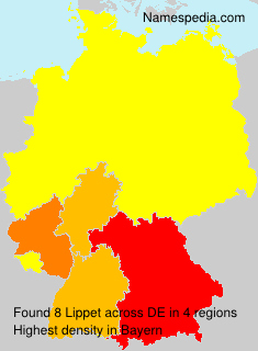 Surname Lippet in Germany Surname Lippet in Germany