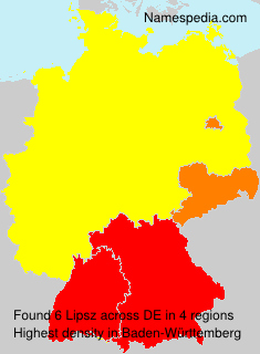 Surname Lipsz in Germany Surname Lipsz in Germany