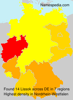Surname Lissok in Germany Surname Lissok in Germany