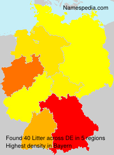 Surname Litter in Germany Surname Litter in Germany