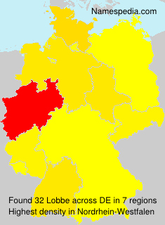 Surname Lobbe in Germany Surname Lobbe in Germany