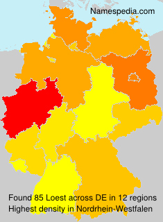 Surname Loest in Germany Surname Loest in Germany