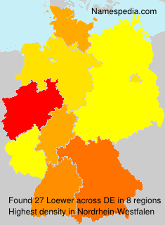 Surname Loewer in Germany Surname Loewer in Germany