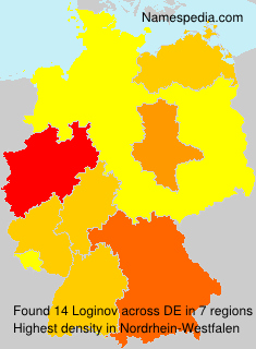 Surname Loginov in Germany Surname Loginov in Germany