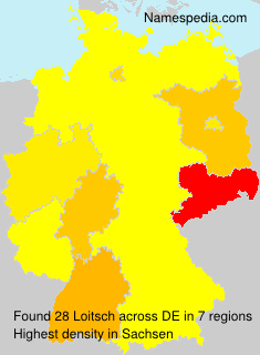 Surname Loitsch in Germany Surname Loitsch in Germany