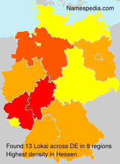 Surname Lokai in Germany Surname Lokai in Germany