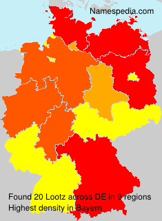 Surname Lootz in Germany Surname Lootz in Germany