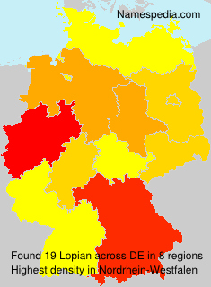 Surname Lopian in Germany Surname Lopian in Germany