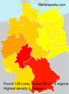 Surname Lorey in Germany Surname Lorey in Germany