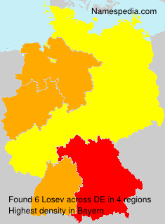 Surname Losev in Germany Surname Losev in Germany