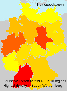 Surname Lotsch in Germany Surname Lotsch in Germany