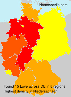 Surname Love in Germany Surname Love in Germany