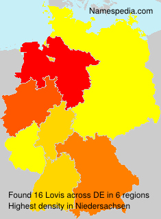 Surname Lovis in Germany Surname Lovis in Germany
