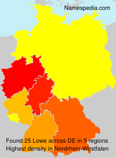 Surname Lowe in Germany Surname Lowe in Germany