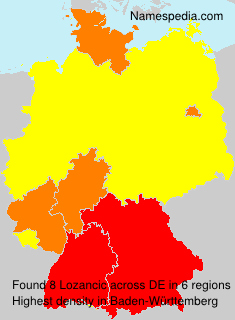 Surname Lozancic in Germany Surname Lozancic in Germany