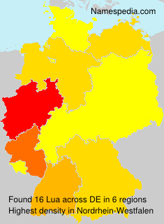 Surname Lua in Germany Surname Lua in Germany