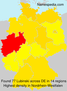 Surname Lubinski in Germany Surname Lubinski in Germany