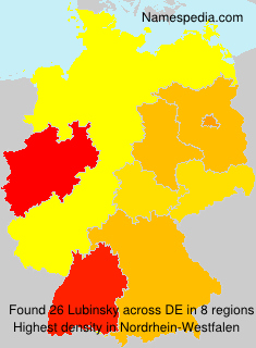 Surname Lubinsky in Germany Surname Lubinsky in Germany
