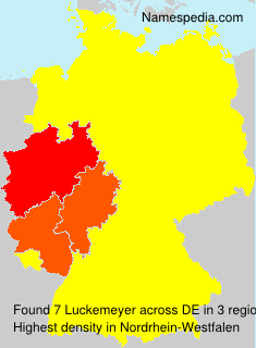 Surname Luckemeyer in Germany Surname Luckemeyer in Germany