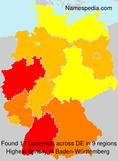 Surname Luczynski in Germany Surname Luczynski in Germany