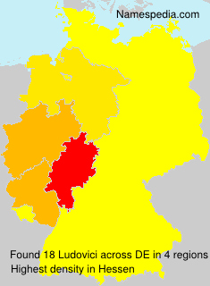 Surname Ludovici in Germany Surname Ludovici in Germany