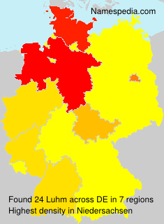 Surname Luhm in Germany Surname Luhm in Germany