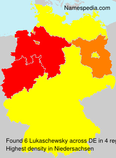 Surname Lukaschewsky in Germany Surname Lukaschewsky in Germany