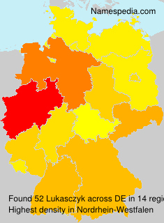 Surname Lukasczyk in Germany Surname Lukasczyk in Germany