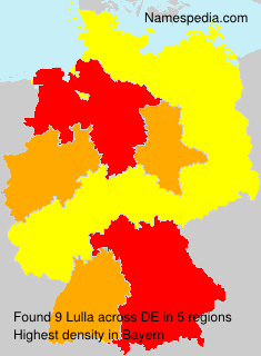 Surname Lulla in Germany Surname Lulla in Germany