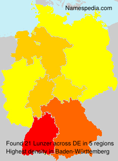 Surname Lunzer in Germany Surname Lunzer in Germany