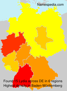Surname Lydia in Germany Surname Lydia in Germany