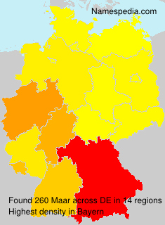 Surname Maar in Germany Surname Maar in Germany