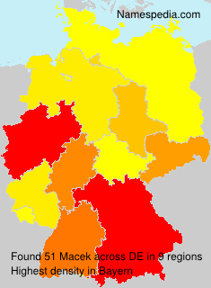 Surname Macek in Germany Surname Macek in Germany