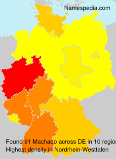 Surname Machado in Germany Surname Machado in Germany