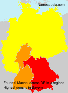 Surname Machal in Germany Surname Machal in Germany