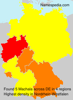 Surname Machala in Germany Surname Machala in Germany