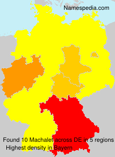 Surname Machalet in Germany Surname Machalet in Germany