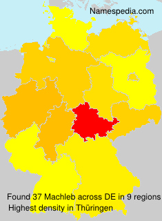 Surname Machleb in Germany Surname Machleb in Germany