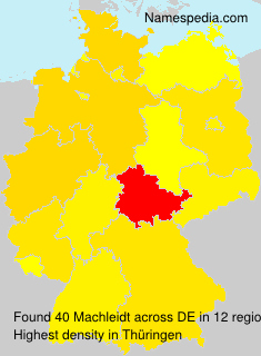 Surname Machleidt in Germany Surname Machleidt in Germany