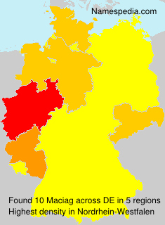 Surname Maciag in Germany Surname Maciag in Germany