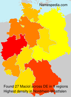 Surname Maciol in Germany Surname Maciol in Germany