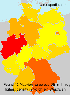 Surname Mackiewicz in Germany Surname Mackiewicz in Germany