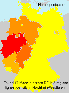 Surname Maczka in Germany Surname Maczka in Germany
