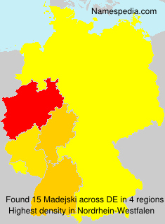 Surname Madejski in Germany Surname Madejski in Germany