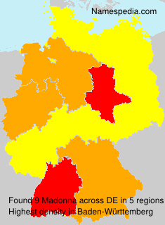 Surname Madonna in Germany Surname Madonna in Germany