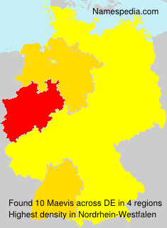 Surname Maevis in Germany Surname Maevis in Germany
