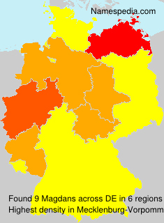 Surname Magdans in Germany Surname Magdans in Germany