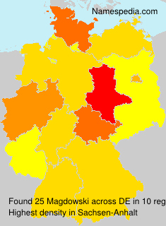 Surname Magdowski in Germany Surname Magdowski in Germany